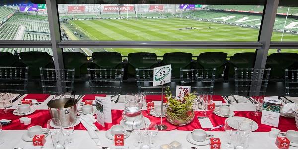Ireland v Scotland and ireland v wales hospitality Aviva Stadium 2022
