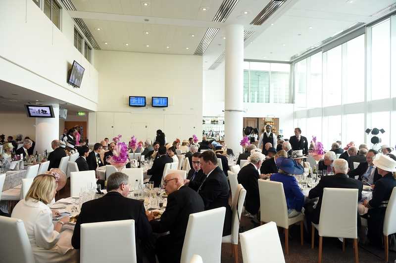 Hospitality in The Derby Suite and Epsom