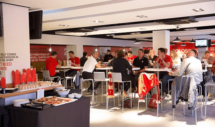 Liverpool FC premier club vip hospitality